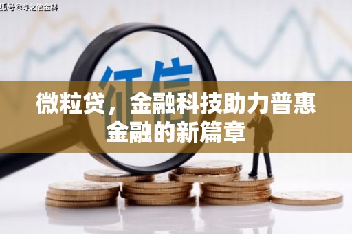拉孜微粒贷，金融科技助力普惠金融的新篇章