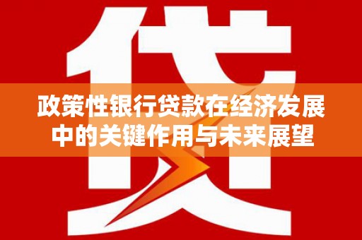 拉孜政策性银行贷款在经济发展中的关键作用与未来展望