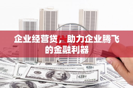 拉孜企业经营贷，助力企业腾飞的金融利器