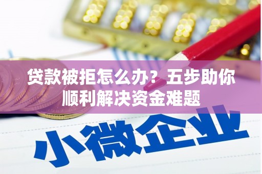 拉孜贷款被拒怎么办？五步助你顺利解决资金难题