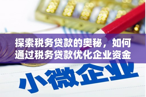 拉孜探索税务贷款的奥秘，如何通过税务贷款优化企业资金流