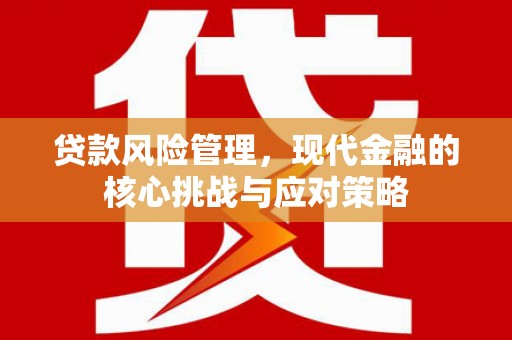 拉孜贷款风险管理，现代金融的核心挑战与应对策略