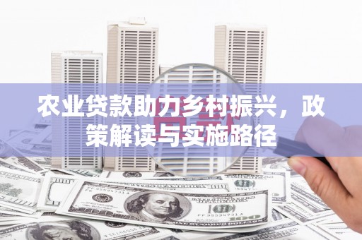 拉孜农业贷款助力乡村振兴，政策解读与实施路径