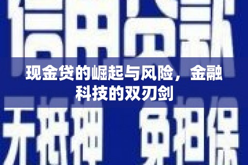 拉孜现金贷的崛起与风险，金融科技的双刃剑