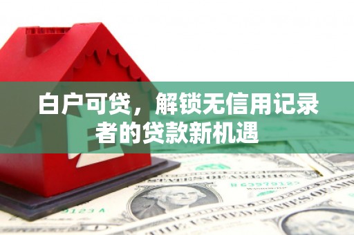 拉孜白户可贷，解锁无信用记录者的贷款新机遇