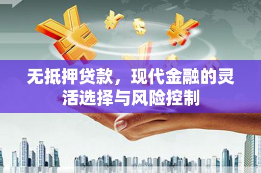 拉孜无抵押贷款，现代金融的灵活选择与风险控制