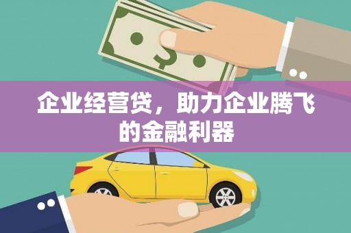拉孜企业经营贷，助力企业腾飞的金融利器