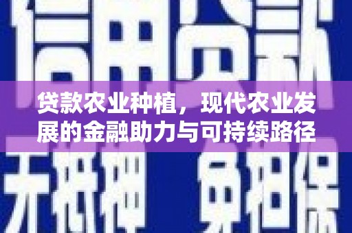 拉孜贷款农业种植，现代农业发展的金融助力与可持续路径