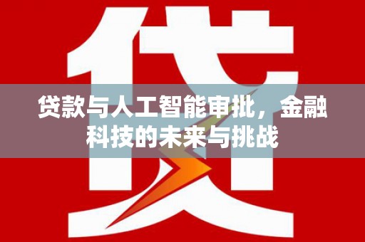 拉孜贷款与人工智能审批，金融科技的未来与挑战