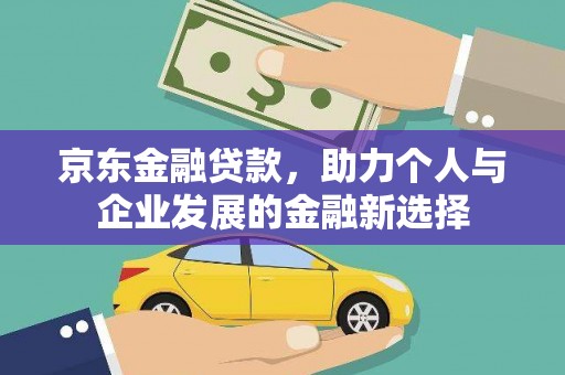 拉孜京东金融贷款，助力个人与企业发展的金融新选择