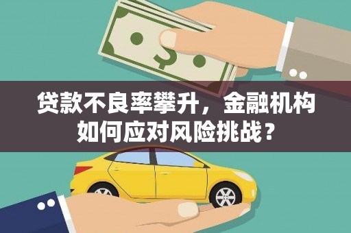 拉孜贷款不良率攀升，金融机构如何应对风险挑战？