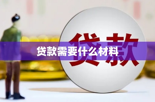 拉孜贷款需要什么材料