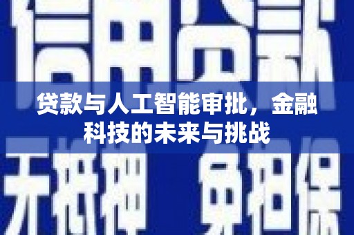 拉孜贷款与人工智能审批，金融科技的未来与挑战