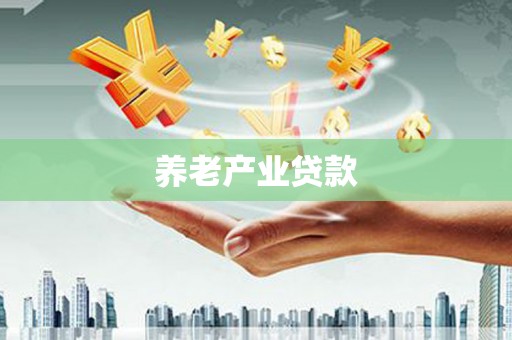 拉孜养老产业贷款