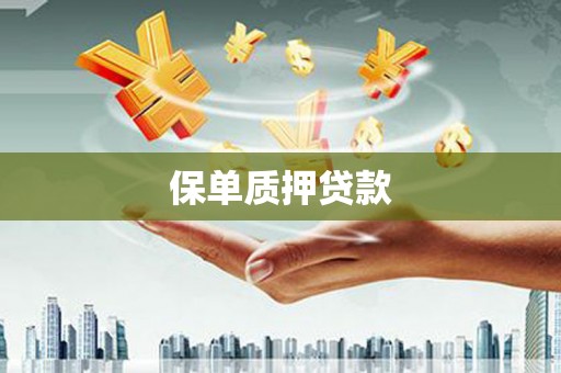 拉孜保单质押贷款