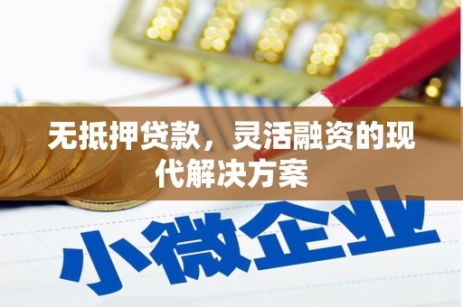 拉孜无抵押贷款，灵活融资的现代解决方案