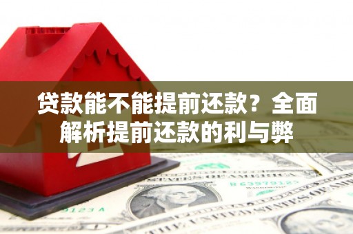 拉孜贷款能不能提前还款？全面解析提前还款的利与弊