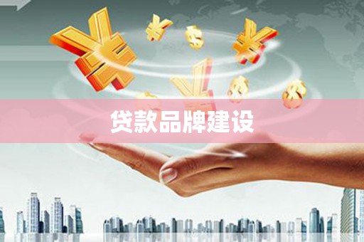 拉孜贷款品牌建设